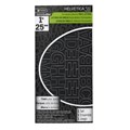 Westcott® Helvetica Letters 1" Blk